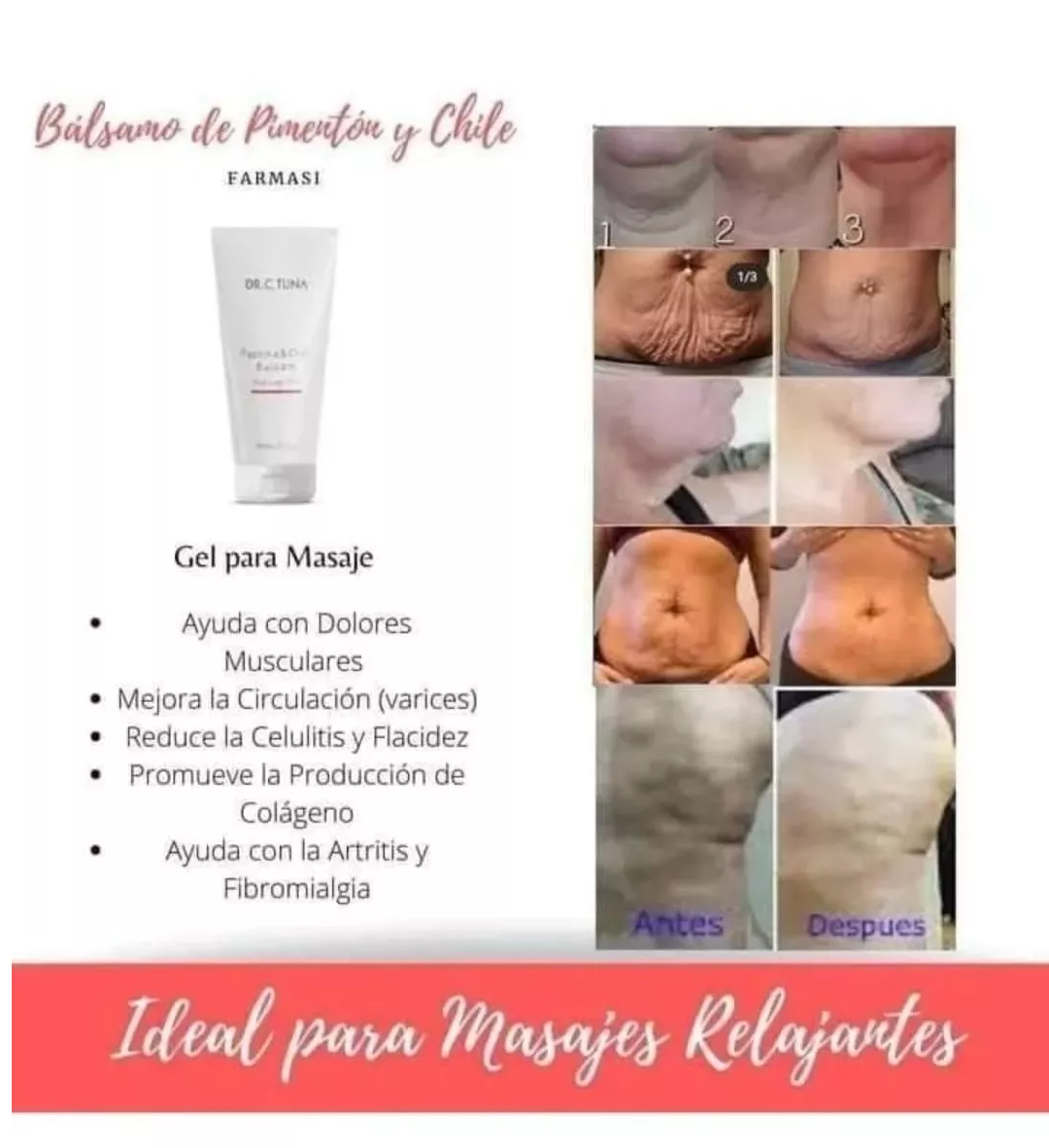 Gel Para Masaje Paprika Dr. C. Tuna Farmasi