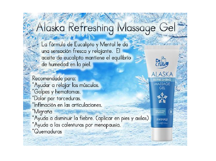 GEL PARA MASAJE ALASKA DR. C. TUNA FARMASI