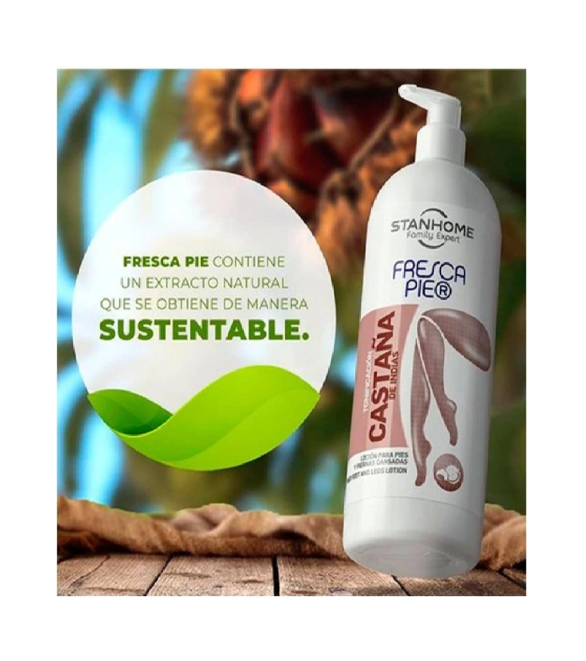 Fresca Pie Castaña de Indias Stanhome 930 Ml