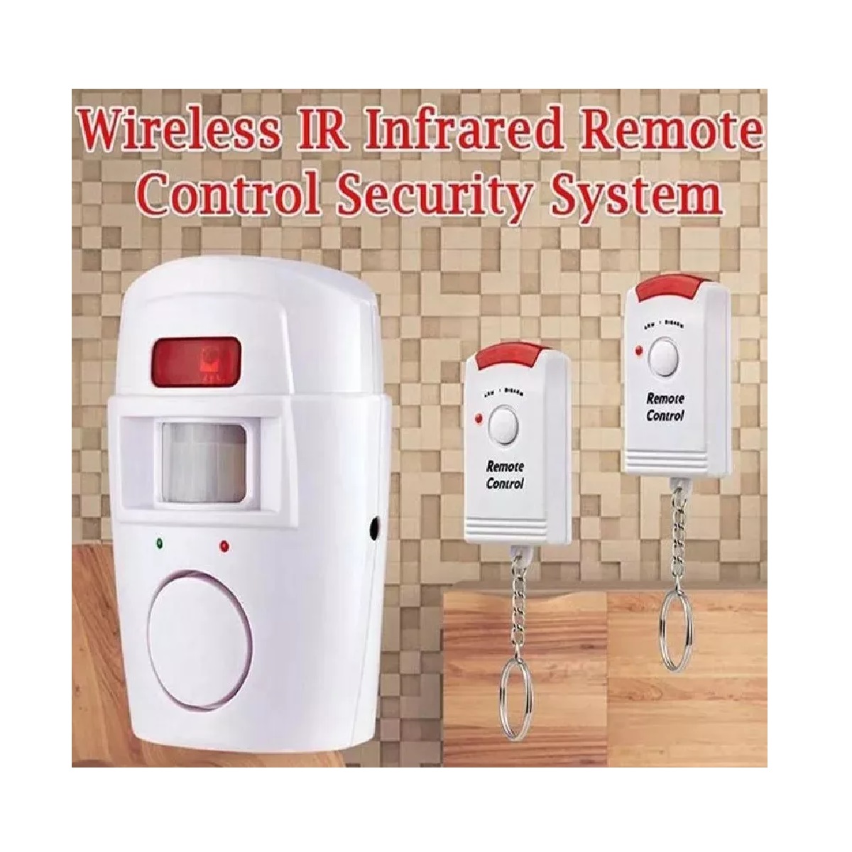 Sensor Detector Movimiento Alarma De Seguridad Inalámbrica