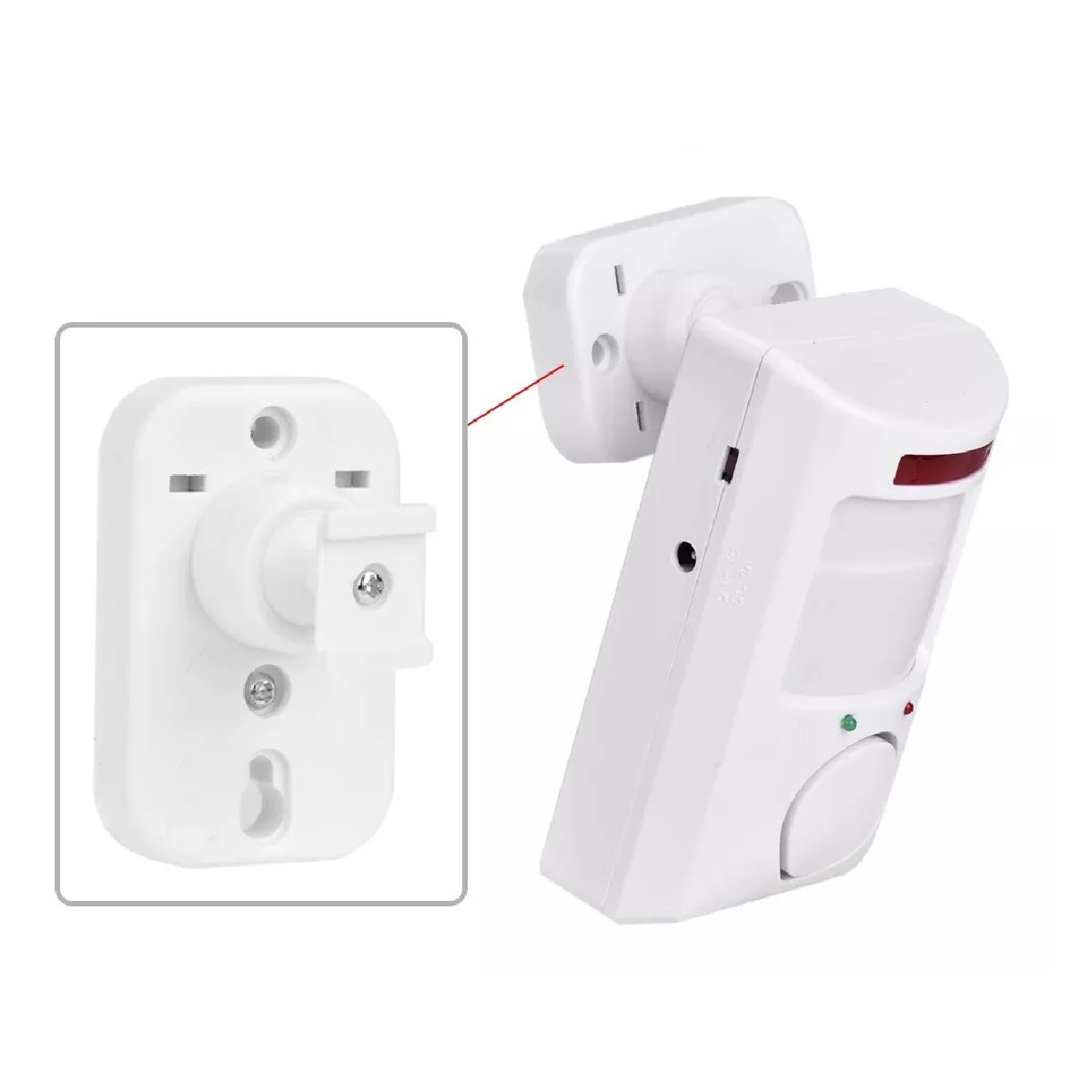 Sensor Detector Movimiento Alarma De Seguridad Inalámbrica