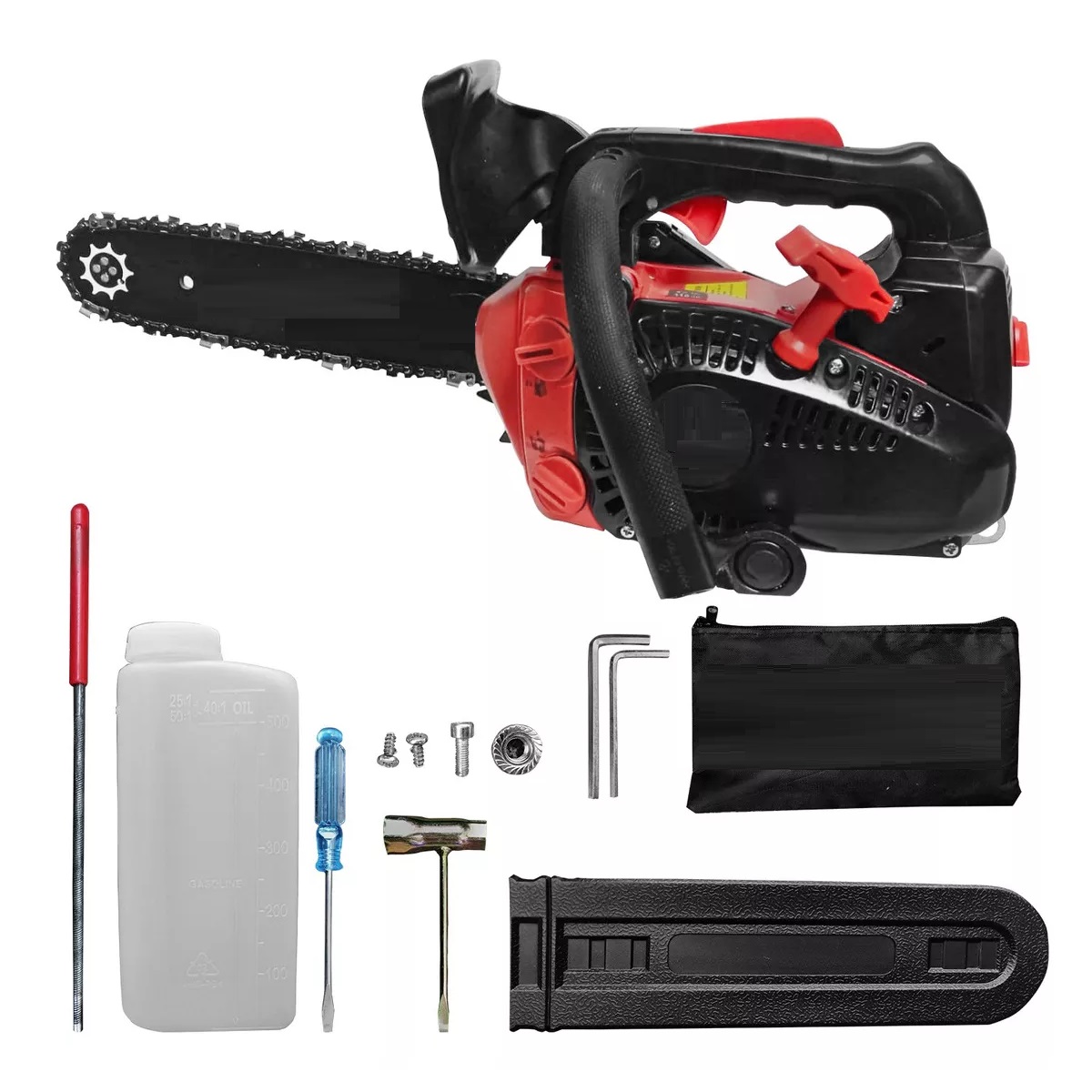 Motosierra A Gasolina Mini 25cc 1 Hp 305mm(12') Color Rojo/negro