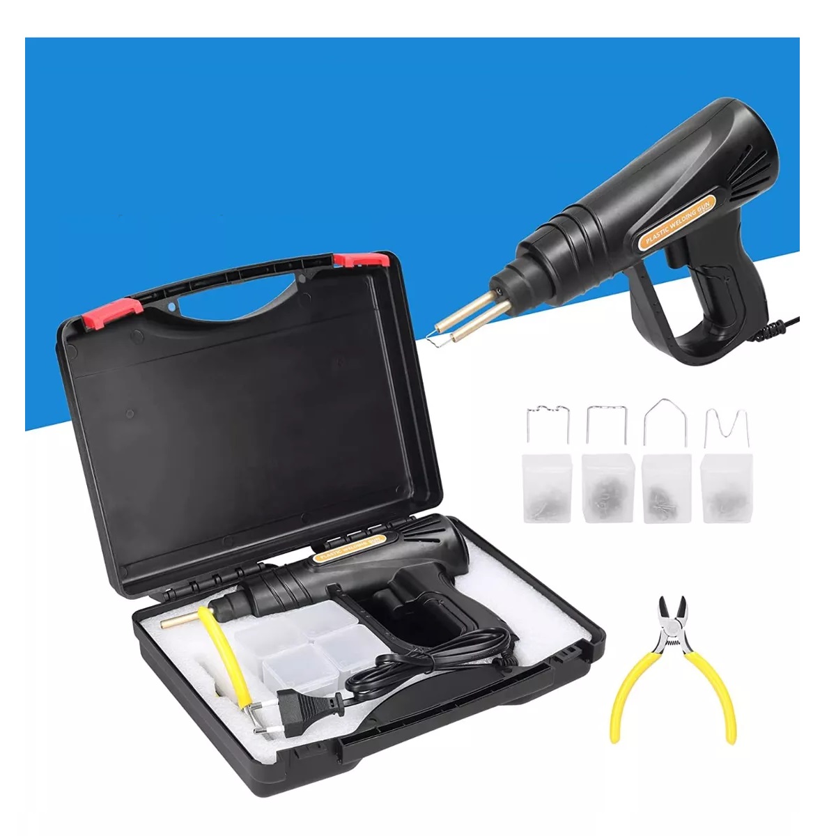 Soldadora Cautin De Plástico Reparación Parachoques Auto 70w