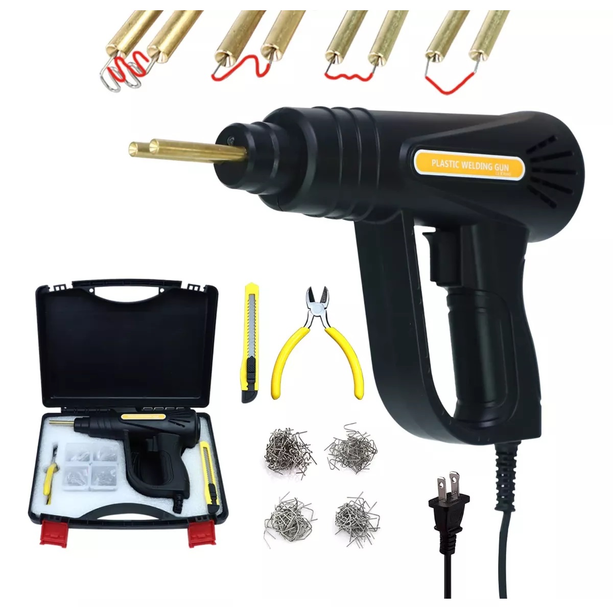 Soldadora Cautin De Plástico Reparación Parachoques Auto 70w