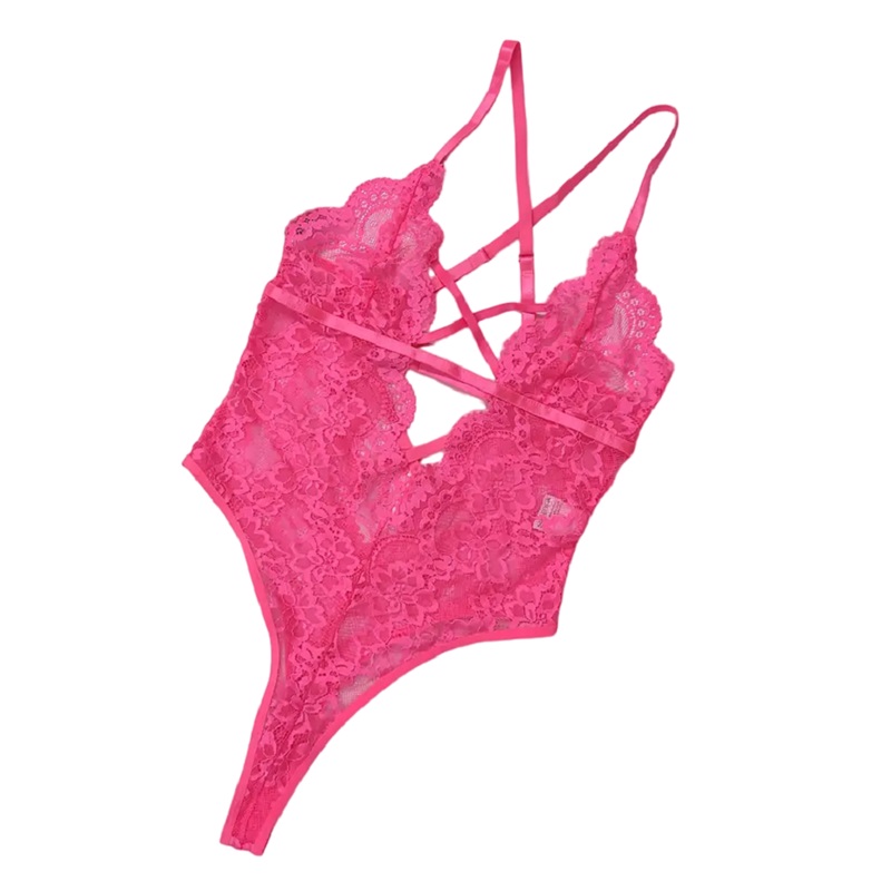 Body de encaje Rosa.