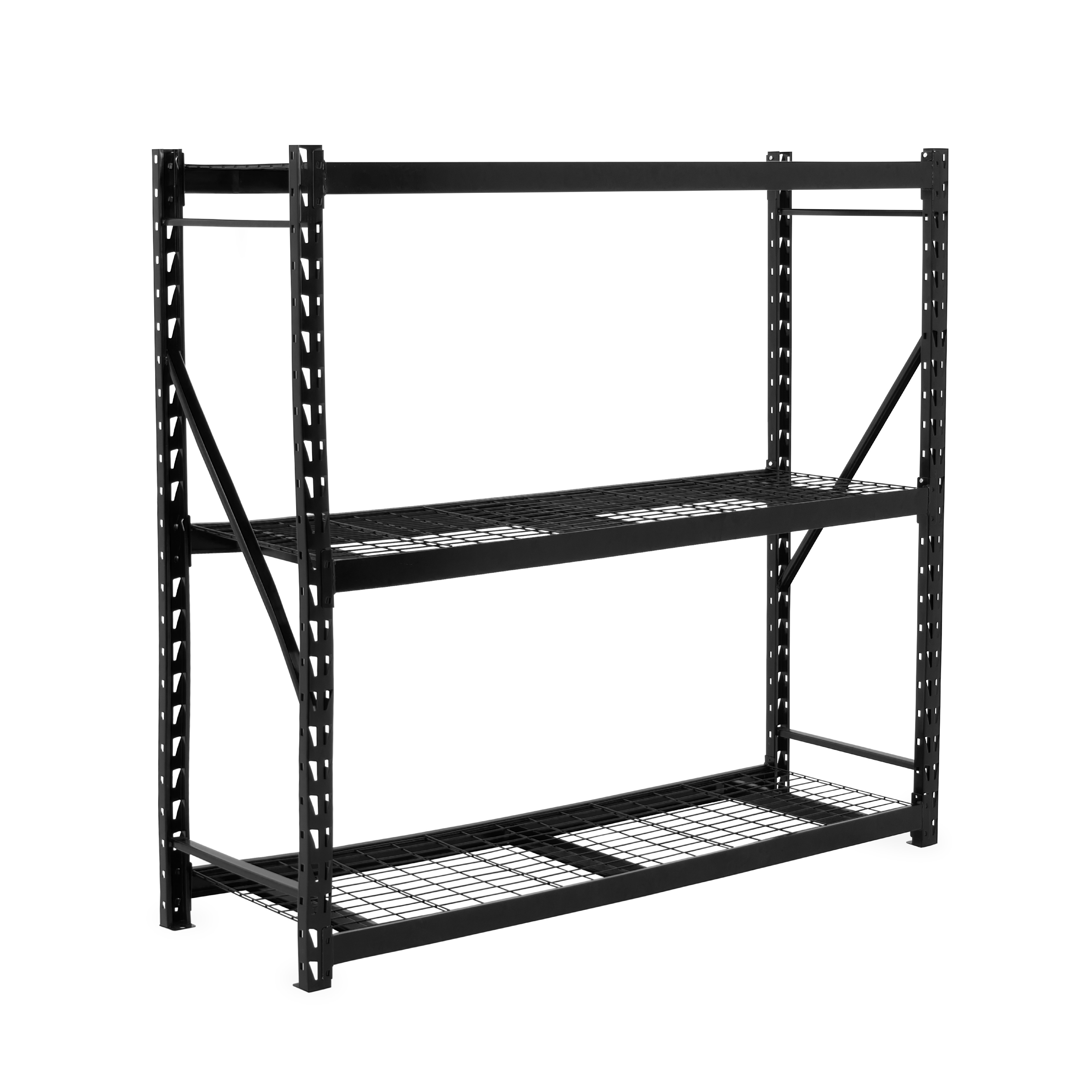 Onof Estante de Acero Soldado Industrial | 3 Niveles | Repisas Ajustables | 2 Toneladas