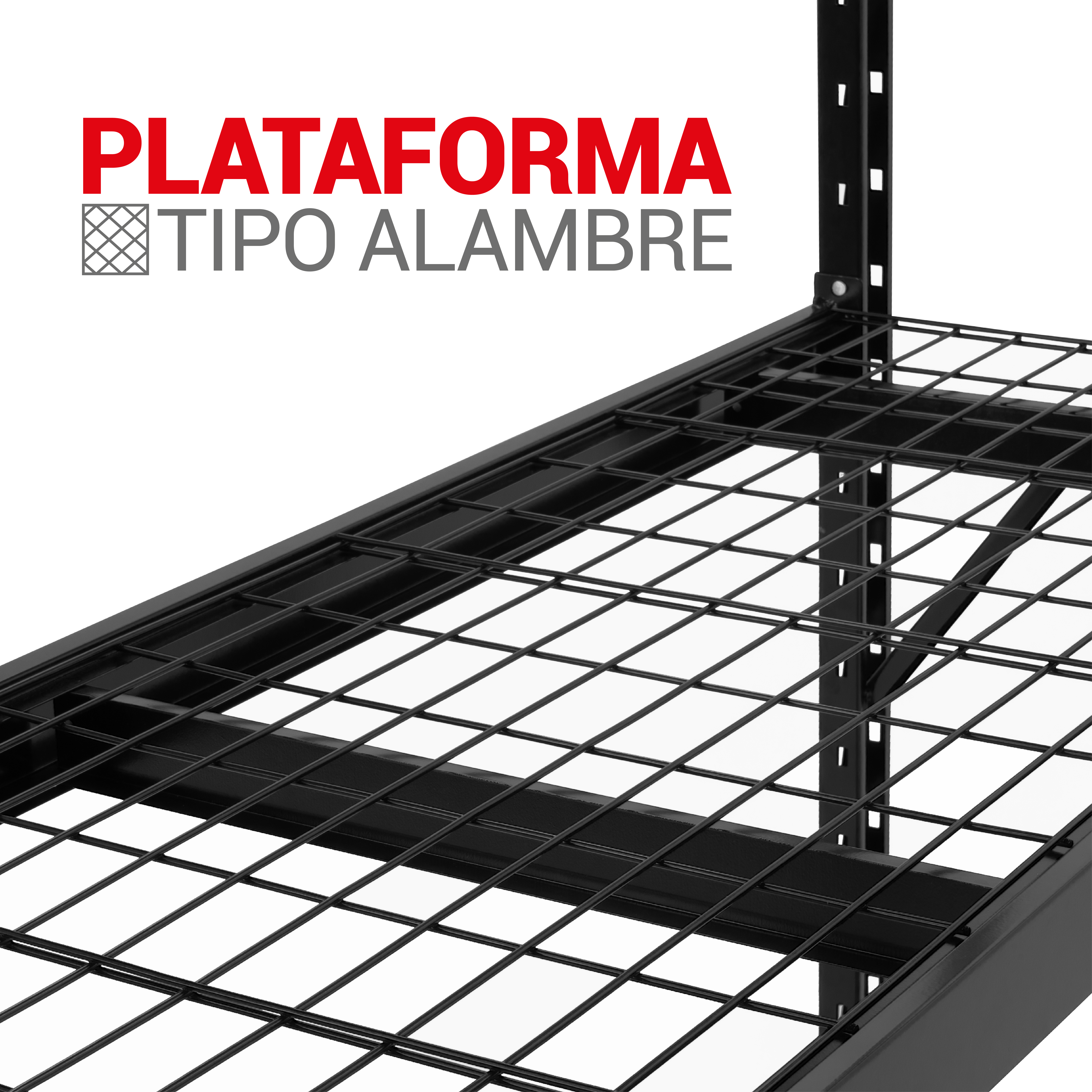Onof Estante de Acero Soldado Industrial | 3 Niveles | Repisas Ajustables | 2 Toneladas