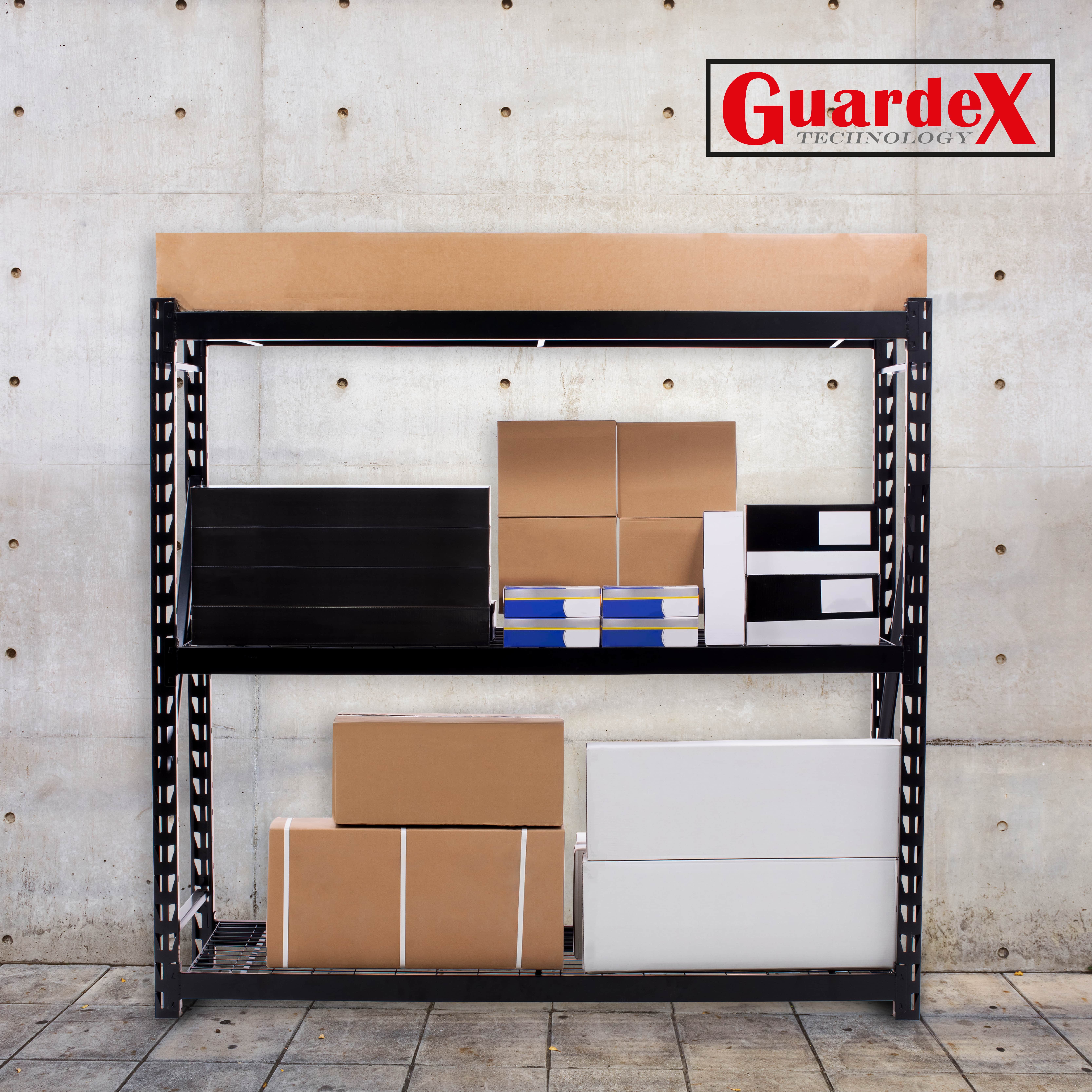 Onof Estante de Acero Soldado Industrial | 3 Niveles | Repisas Ajustables | 2 Toneladas