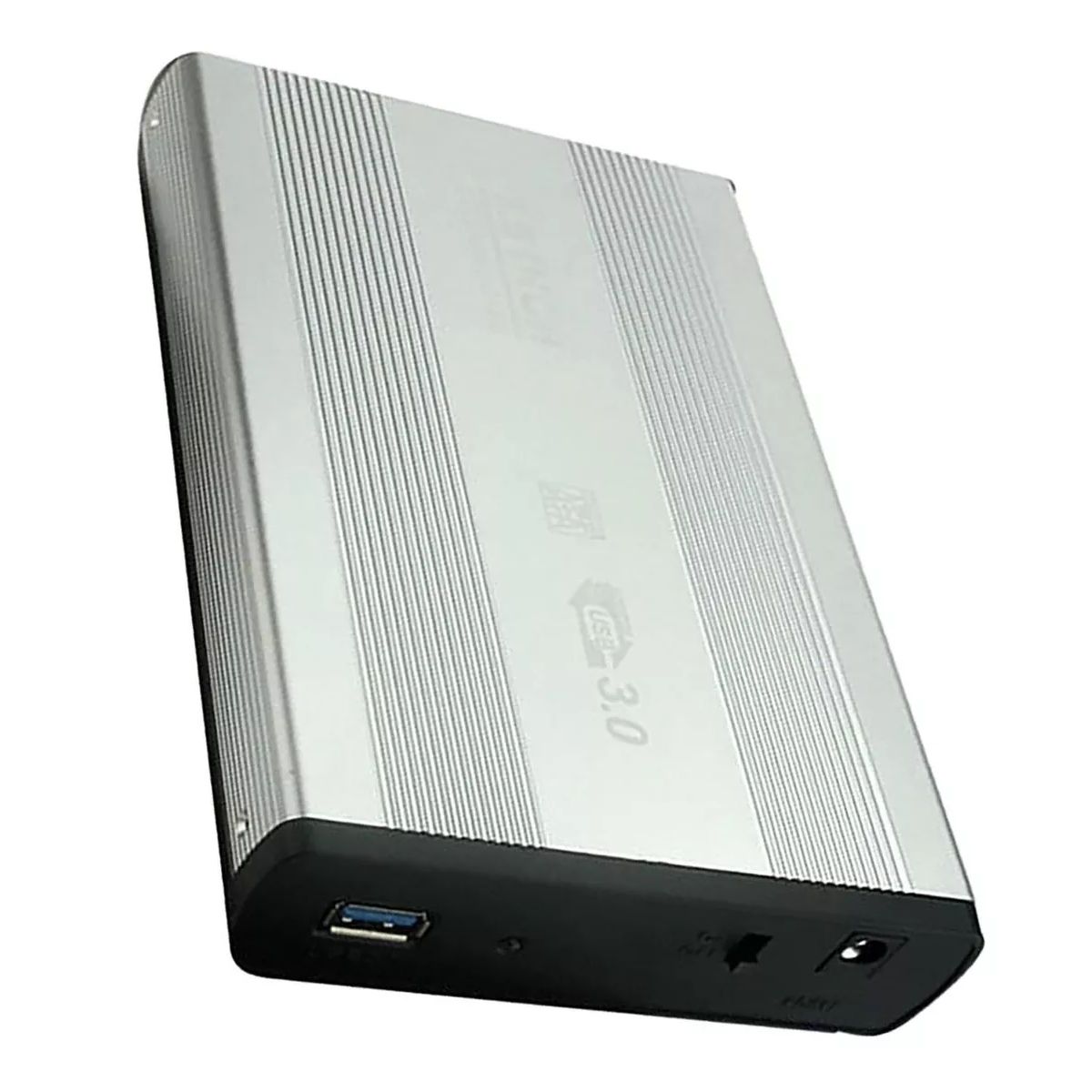 Gabinete Case Para Disco Duro 3.5 Sata A Usb 3.0 Hasta 4tb Plata.