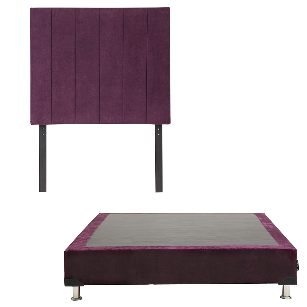 Cabecera Individual Dicasa Argos con Box Morado