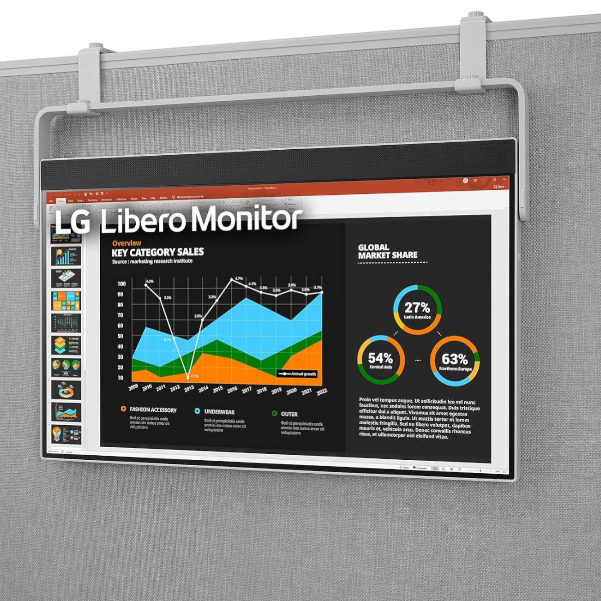 Monitor LG Libero 27 Pulgadas QHD IPS Hdr 10 27MQ70QC-S