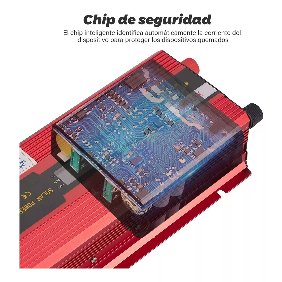 Inversor De Corriente Convertidor Para Auto 4000w- Dc12v/24v