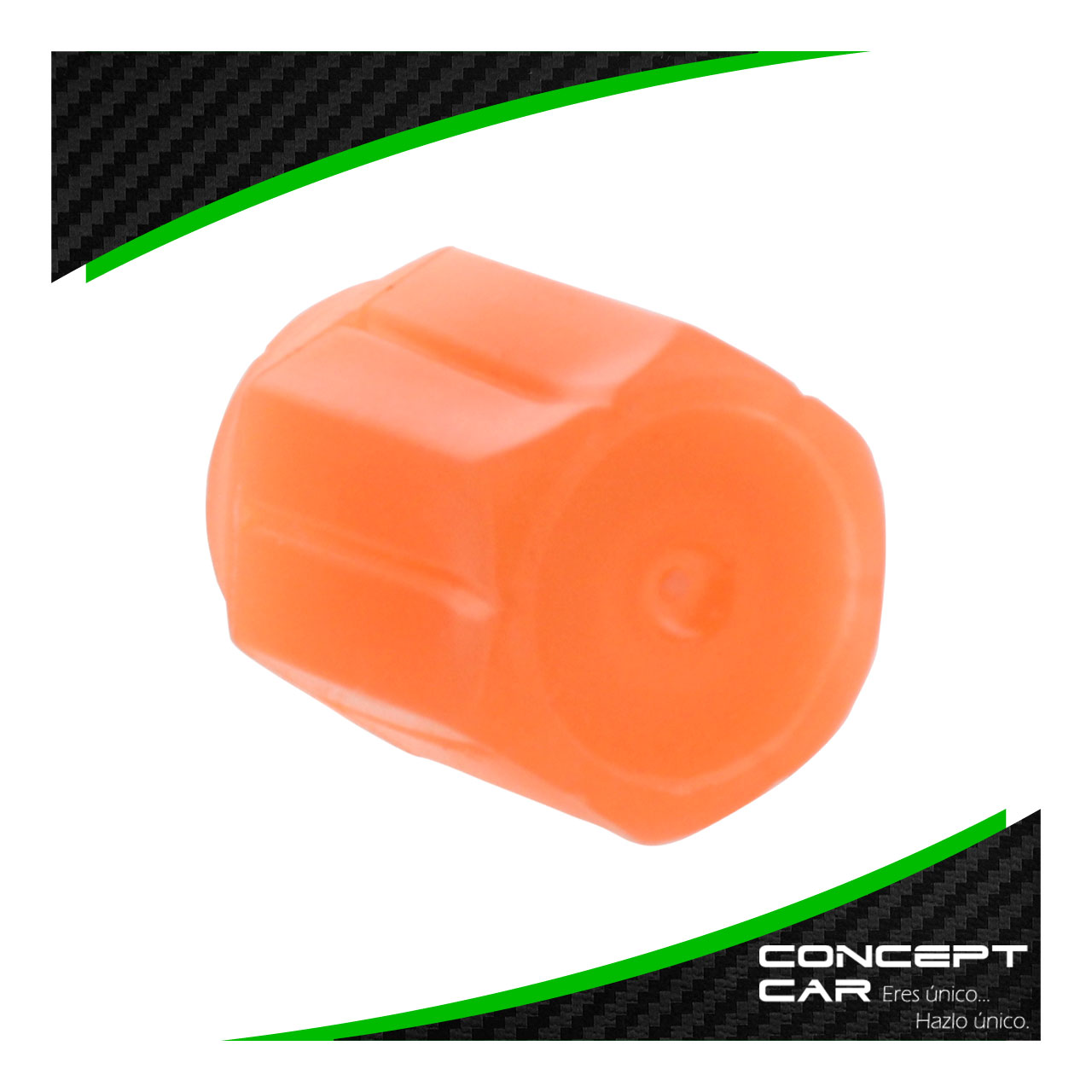 4 TAPON PARA VALVULA PIVOTE LLANTA FLUORESCENTES BRILLANTES 