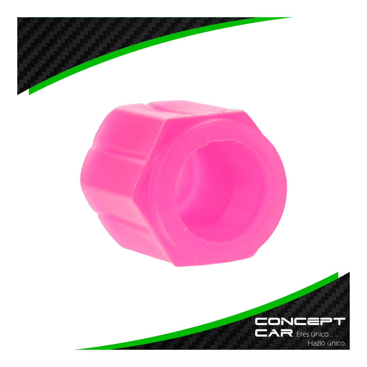 4 TAPON PARA VALVULA PIVOTE LLANTA FLUORESCENTES BRILLANTES 