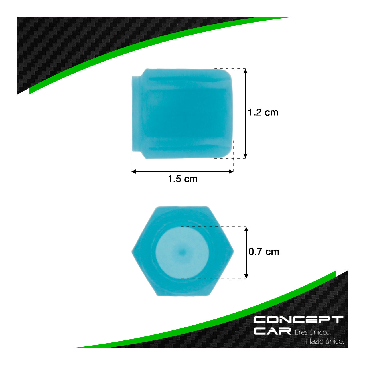 4 TAPON PARA VALVULA PIVOTE LLANTA FLUORESCENTES BRILLANTES 