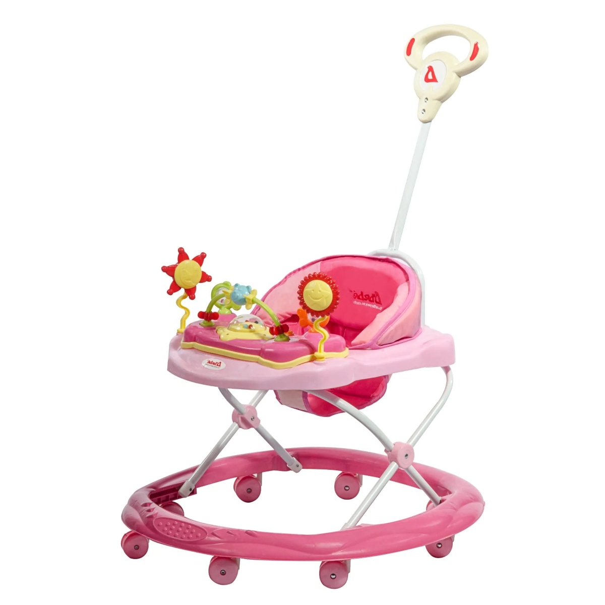 ANDADERA SUN CON BASTÓN D'BEBE ROSA END5**
