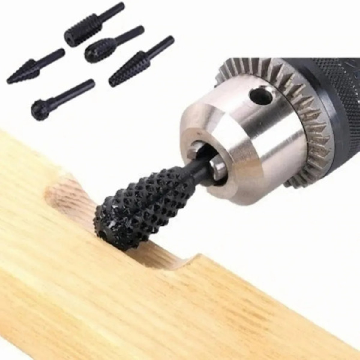 Lima Escofina Fresa Rotativa Madera Carpintería Desbaste 10pz
