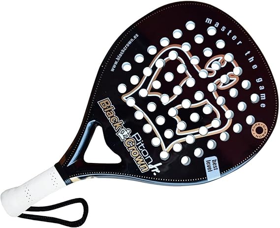 Pala Raqueta Padel Black Crown Piton Junior para niños
