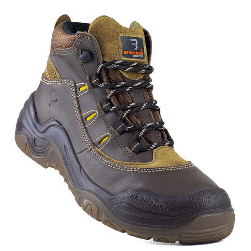 Botas De Trabajo Berrendo PP+D Dieléctricas Hombre Casquillo 3011 Camel