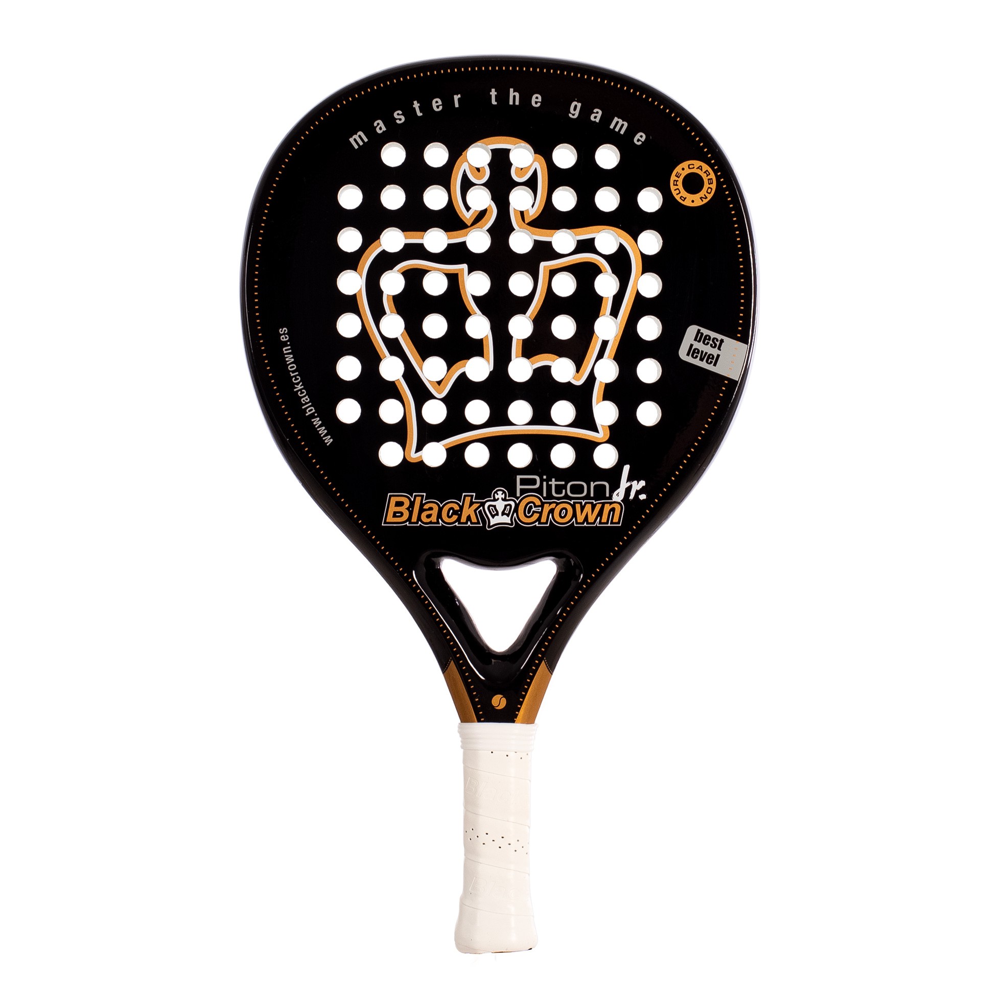 Pala Raqueta Padel Black Crown Piton Junior para niños