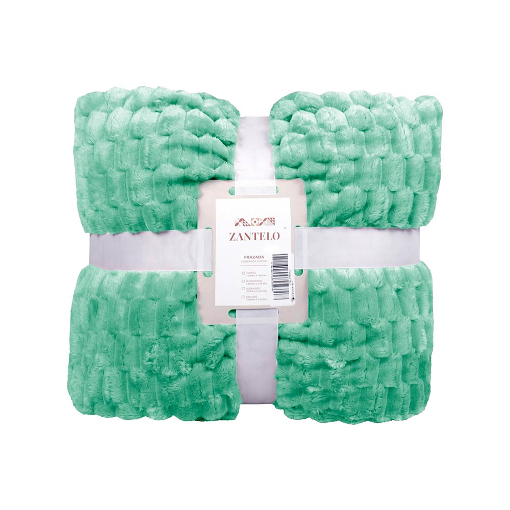 Frazada King Size Ligera Menta Transpirable Térmico