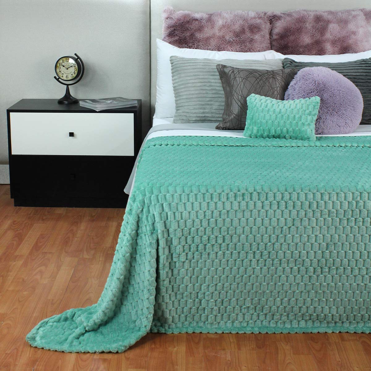 Frazada King Size Ligera Menta Transpirable Térmico