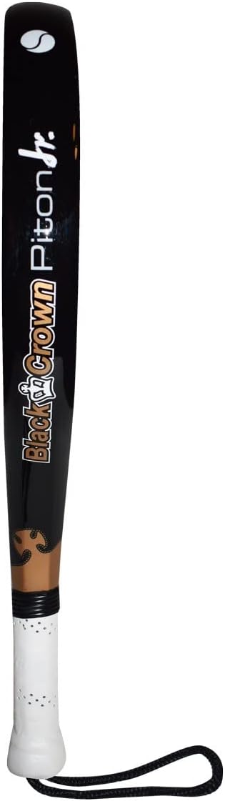 Pala Raqueta Padel Black Crown Piton Junior para niños