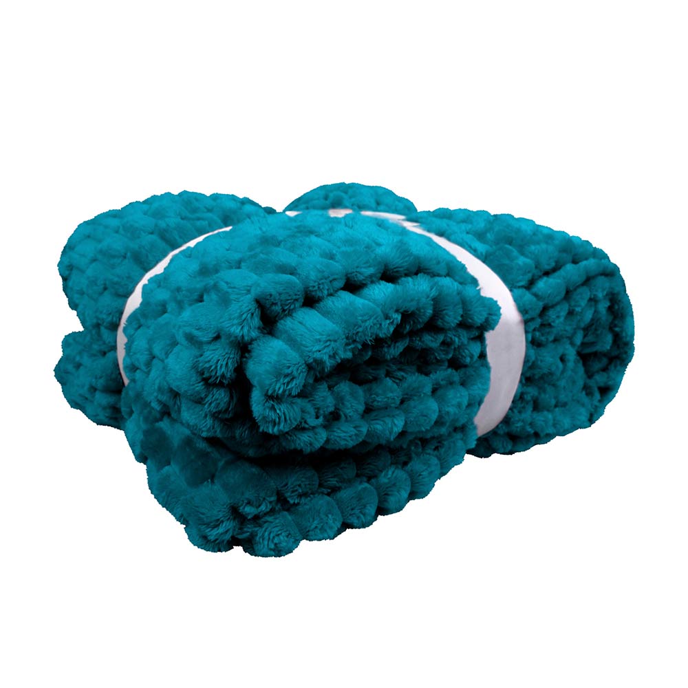 Frazada King Size Ligera Turquesa Transpirable Térmico