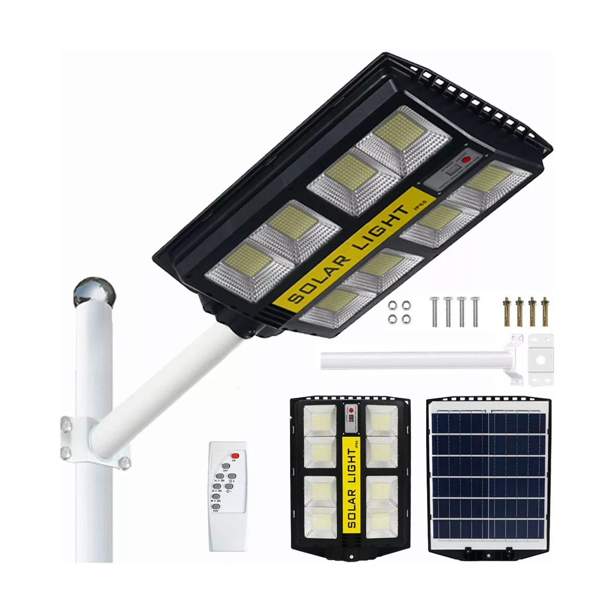 Lámpara Led Solar Luminaria Suburbana Alumbrado Público 400w