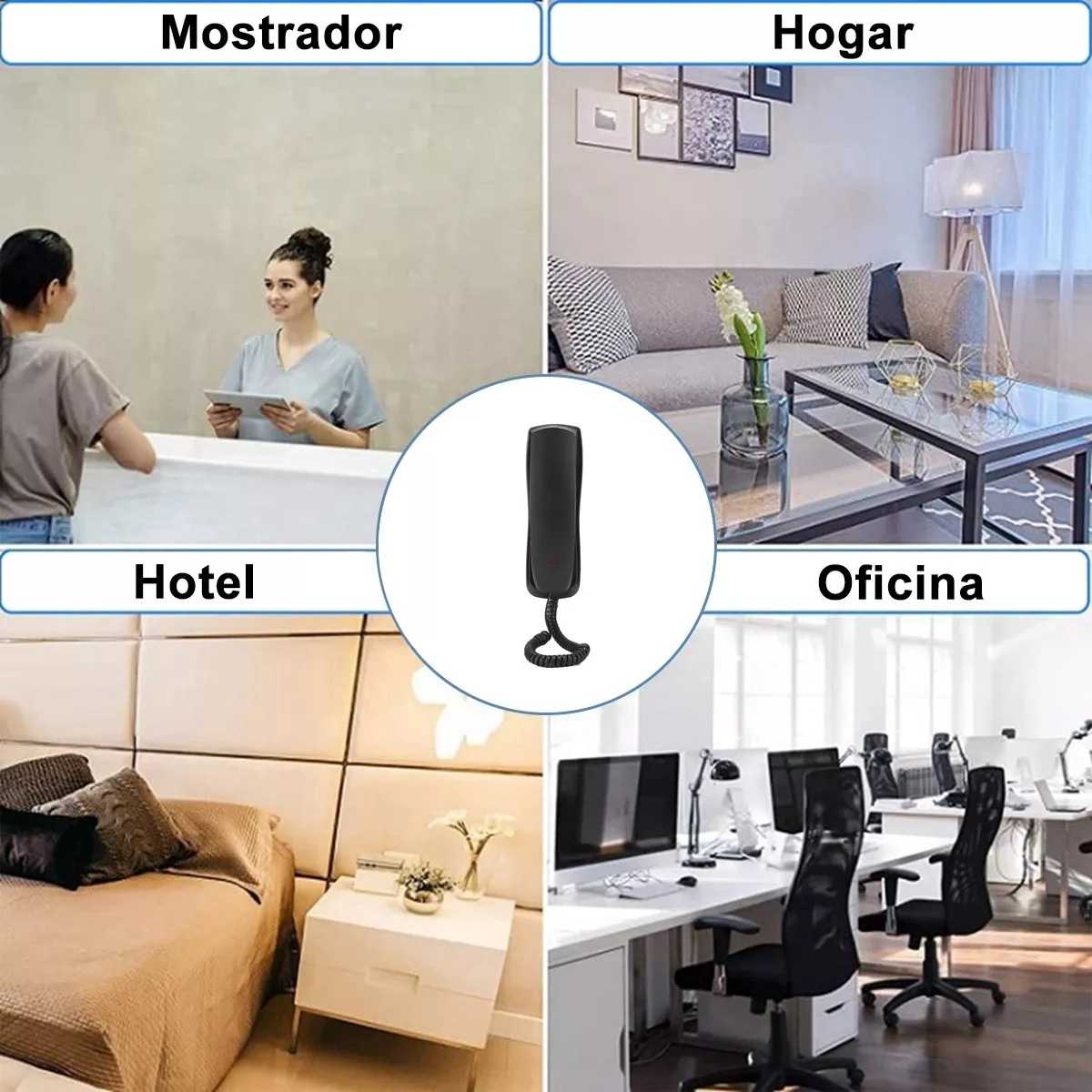 Telefonos Fijos Alambrico Casa Oficina Hotel Dual Fsk/dtmf