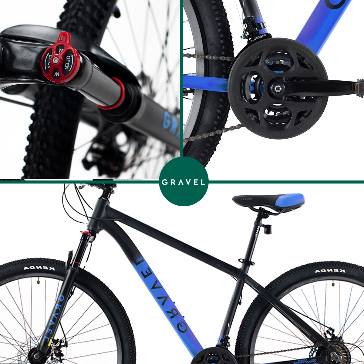 Bicicleta Gravel De Montaña Everest Mtb R29 21v Shimano.