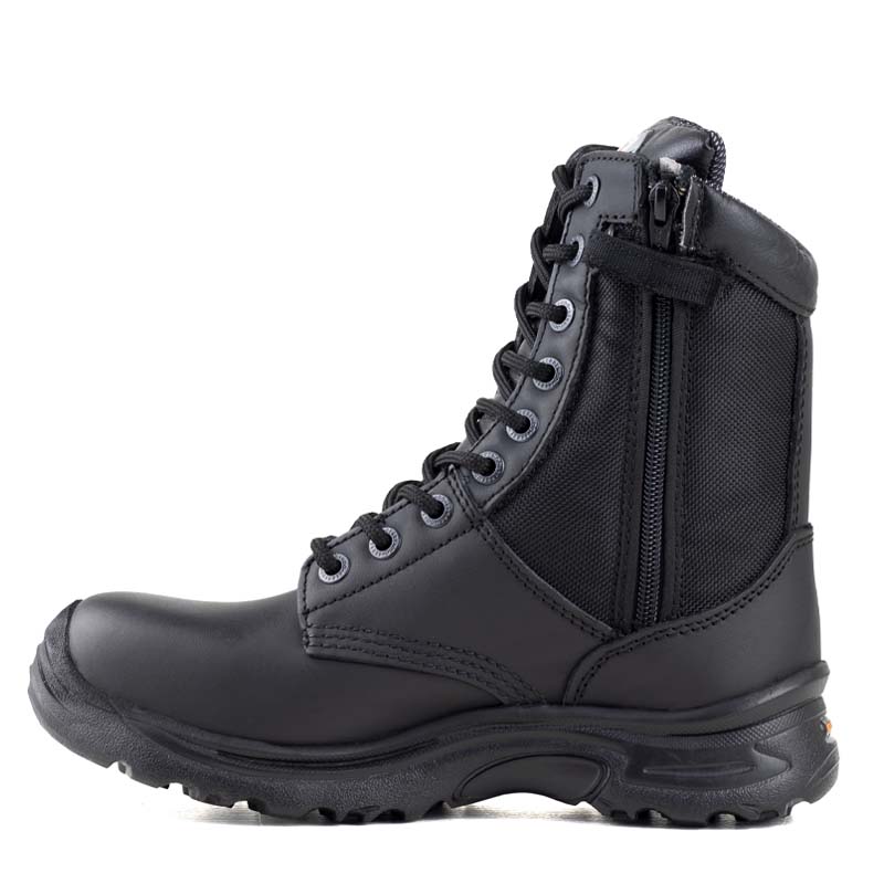Botas Tácticas Berrendo De Trabajo 334 Negro Napa Hombre.