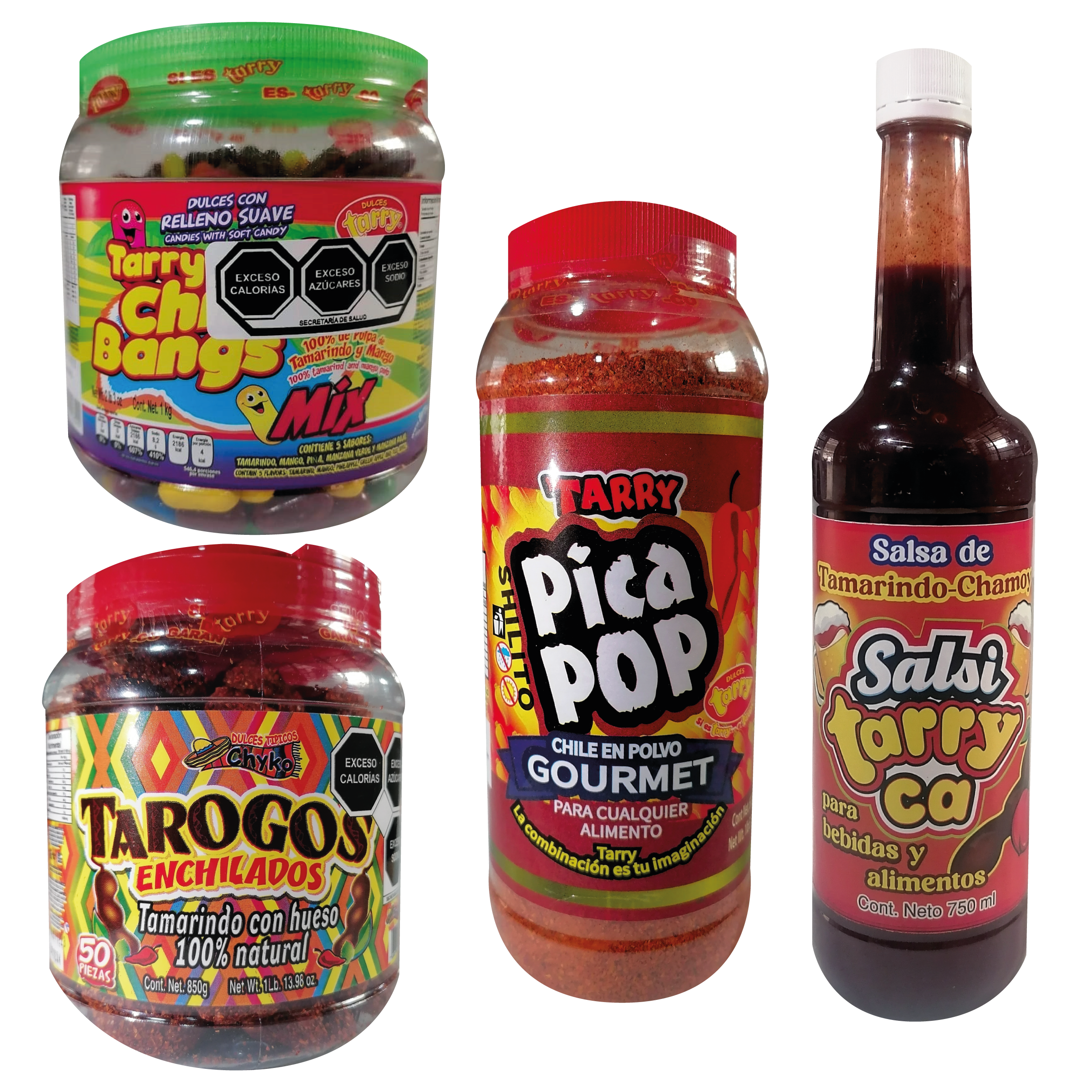 Tarry Paquete Golosina Tamarindo Enchilados Tarrogos