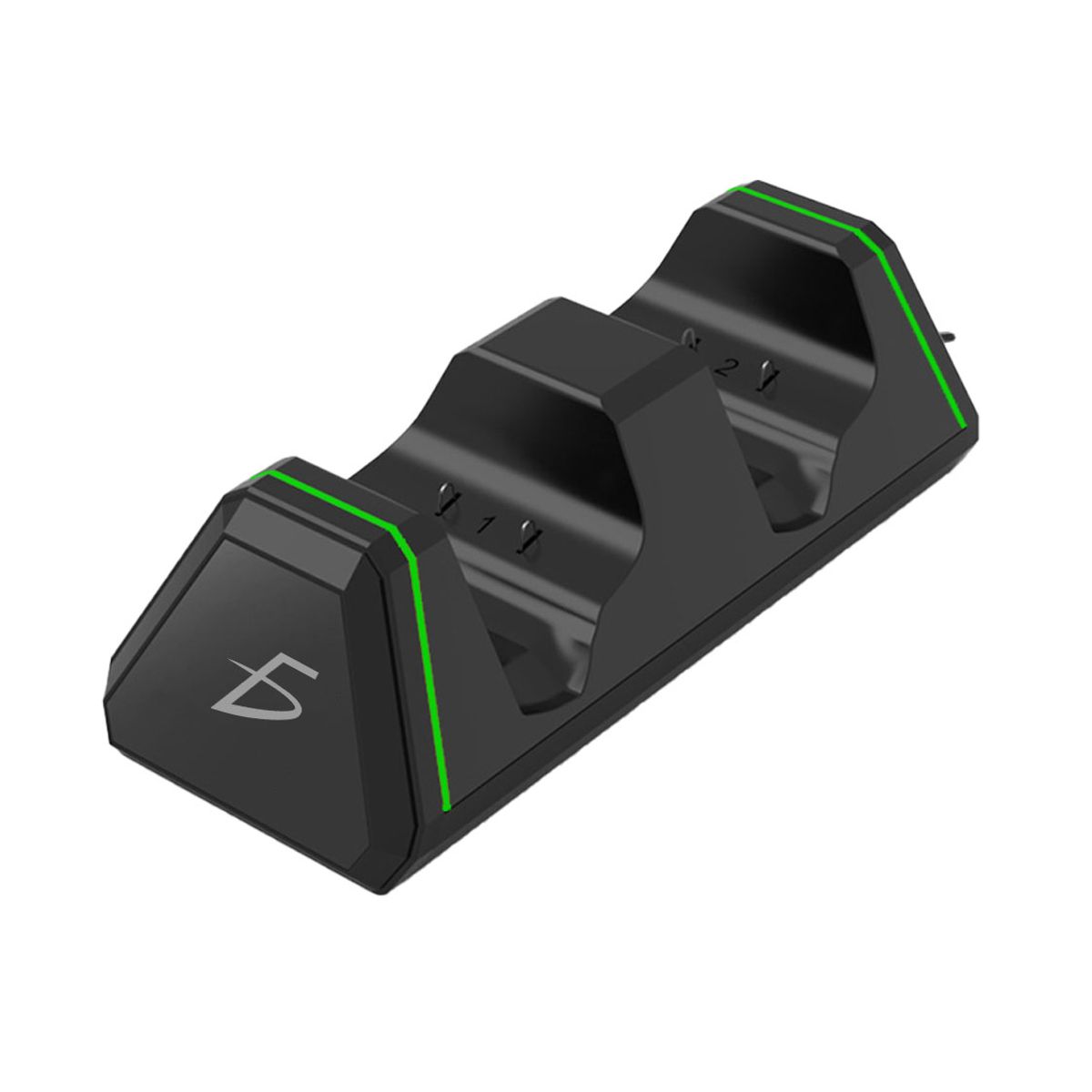 Kit de Cargador y 2 Baterias De Control Xbox One Negro.