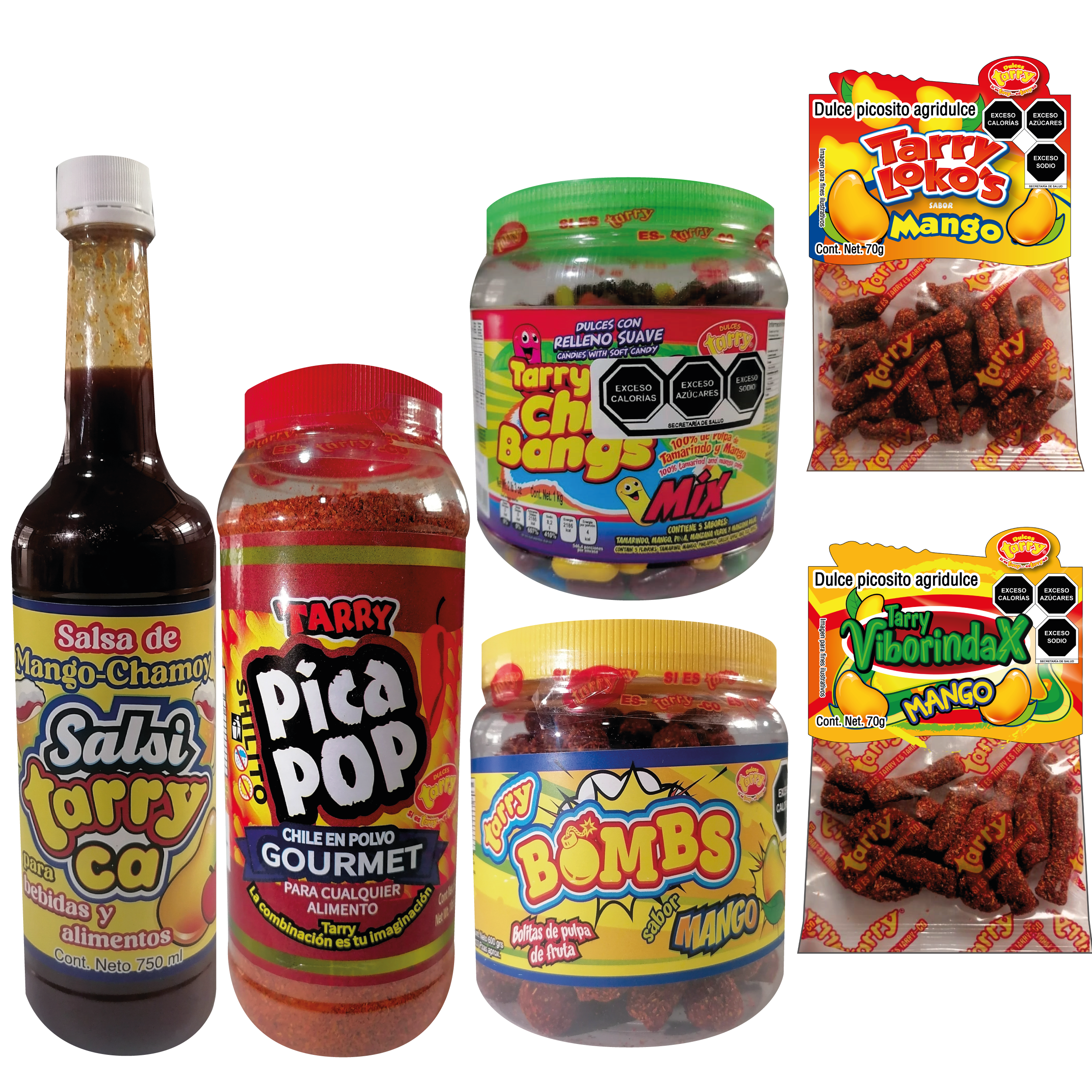 Tarry Paquete Golosina Enchilados Bolitas De Tamarindo