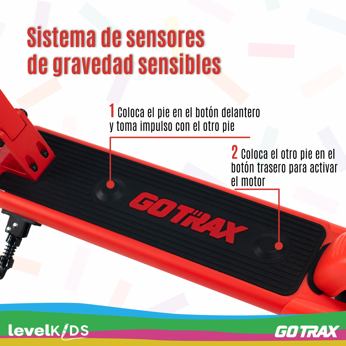 Scooter Eléctrico Para Niños Gotrax Gks 12km/h 150w, Color Rojo