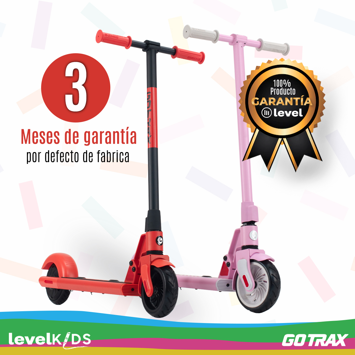 Scooter Eléctrico Para Niños Gotrax Gks 12km/h 150w, Color Rojo