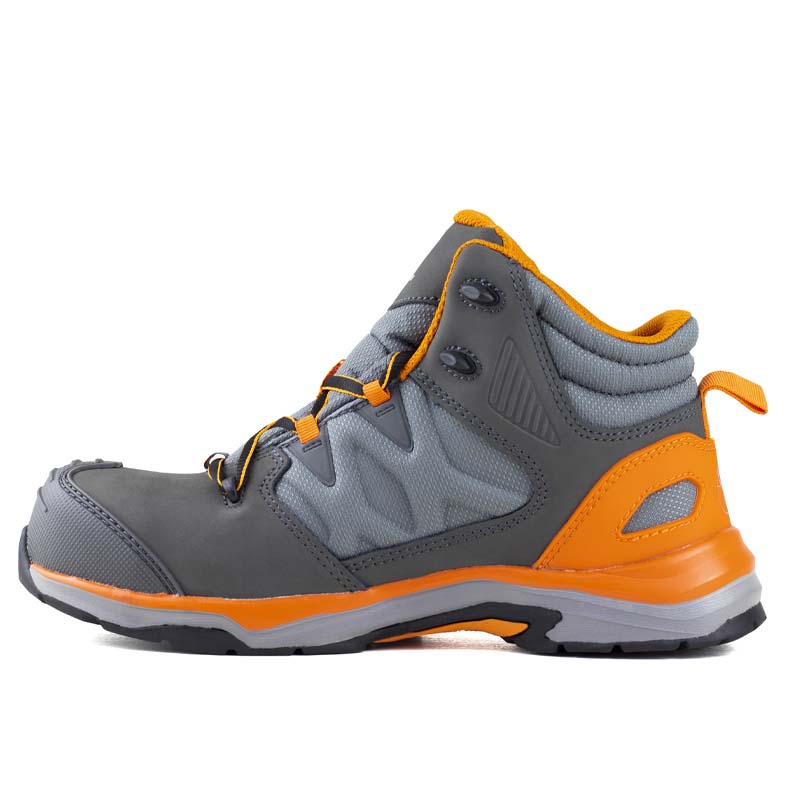 Bota Urbana Industrial Berrendo 7714 Gris Naranja Casquillo