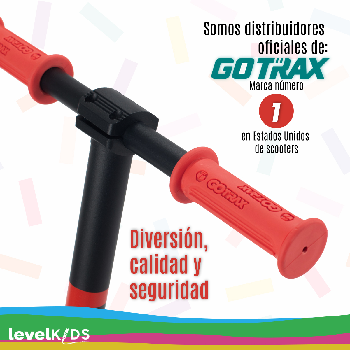 Scooter Eléctrico Para Niños Gotrax Gks 12km/h 150w, Color Rojo