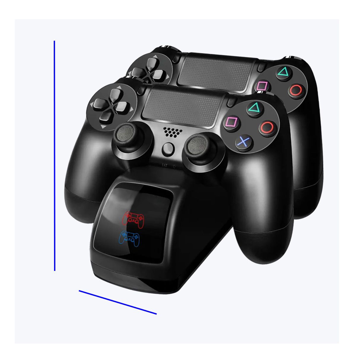 Estacion de Carga Para Dos Controles de PS4 Play Station 4 .