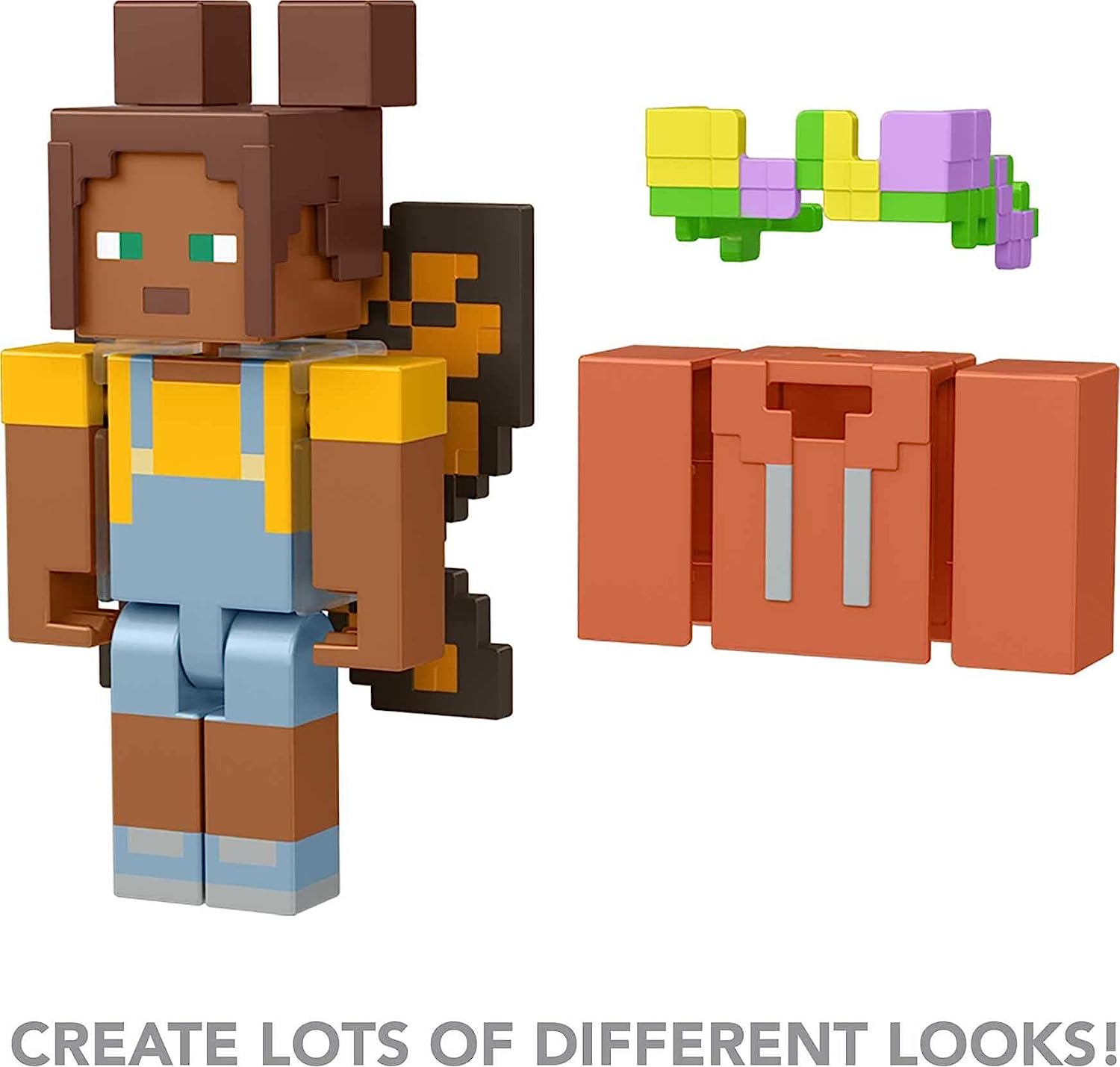 Minecraft Creator Figura Con Skin Con Alas Hada Mariposa