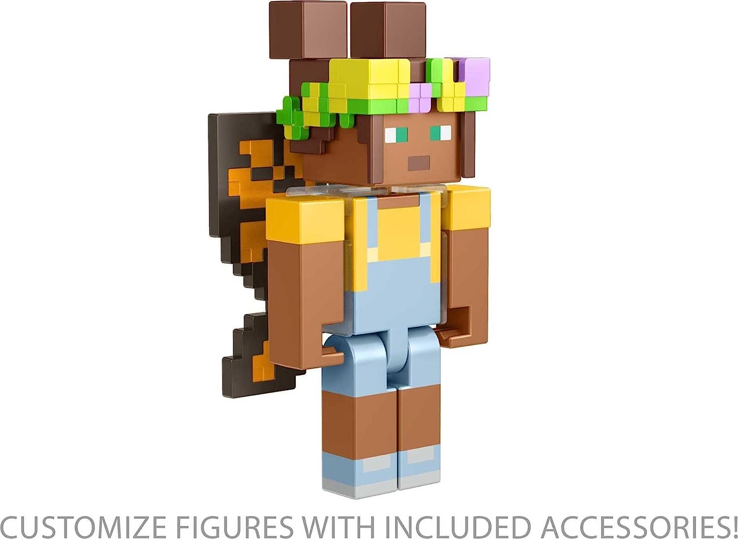 Minecraft Creator Figura Con Skin Con Alas Hada Mariposa