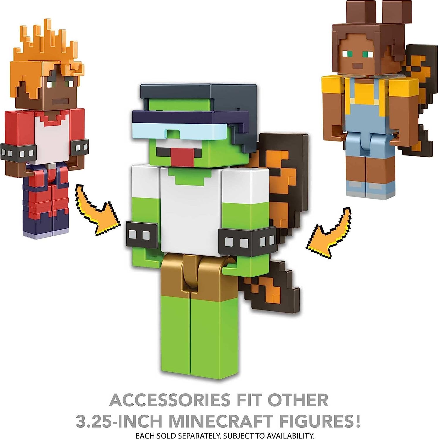 Minecraft Creator Figura Con Skin Con Alas Hada Mariposa