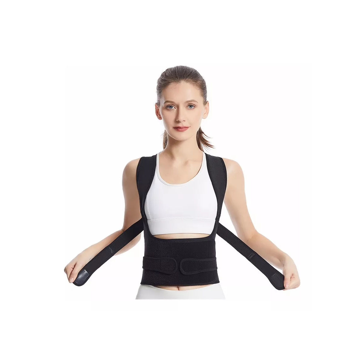 Corrector Postura Espalda Para Hombre Y Mujer Ajustable Faja S