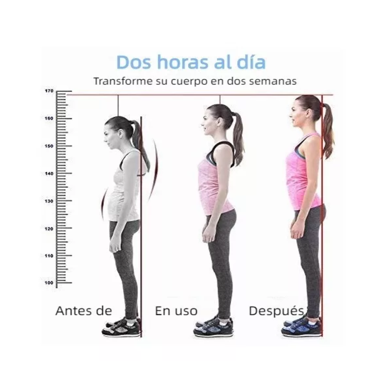 Faja Ajustables De Corrección De La Postura De La Joroba G