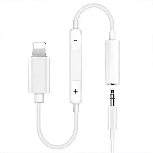 Adaptador Compatible iPhone Lightning Conector Audio 3.5 Mm