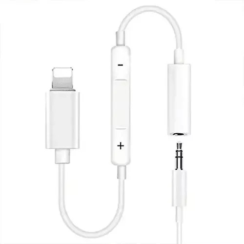 Adaptador Compatible iPhone Lightning Conector Audio 3.5 Mm