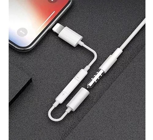 Adaptador Compatible iPhone Lightning Conector Audio 3.5 Mm