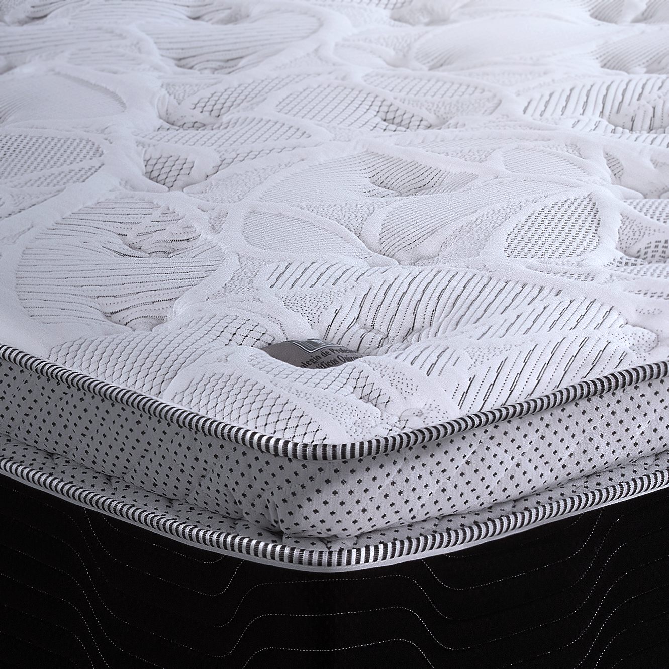 Juego De Box Y Colchon Helsinki Spring Air - Matrimonial.