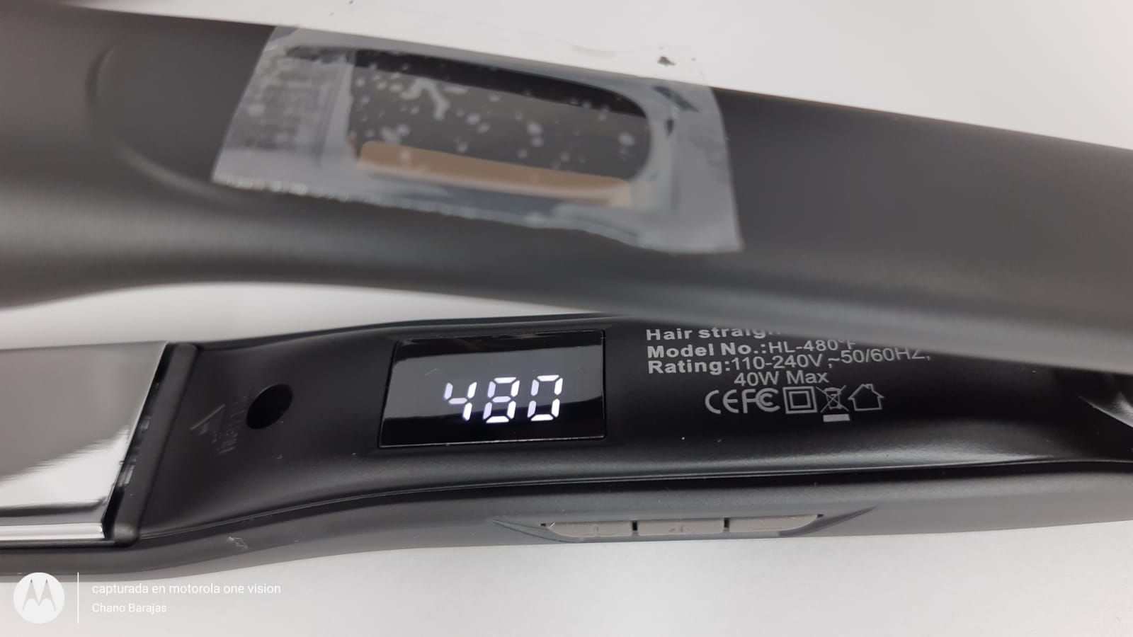 PLANCHA DE CABELLO HL HORACIO LARES  480F DIGITAL.